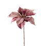 Poinsetia de terciopelo SHEBA, rosa antiguo, 55cm, Ø23cm