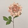 Dalia de terciopelo MINBU, salmón, 60cm, Ø18cm