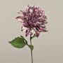 Dalia de terciopelo MINBU, rosa antiguo, 60cm, Ø18cm