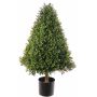 Pirámide de boj artificial TOM, zona de tránsito, tronco real, 90cm