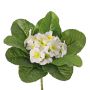 Prímula artificial SUNDARA en varilla de ajuste, blanco, 20cm, Ø4cm