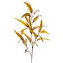 Rama de eucalipto artificial EUSEBIOS, amarillo-naranja, 100cm
