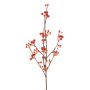 Rama artificial de symphoricarpos HARMONIA, bayas, naranja, 80cm