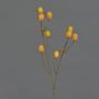 Cardo de plástico LOUKAS, amarillo-naranja, 45cm, Ø1,5cm