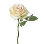 Rosa artificial NIKOLETA, rosa-crema, 30cm, Ø12cm