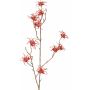 Rama de hamamelis artificial XYLA, flores, naranja-rojo, 70cm, Ø5cm