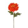 Crisantemo artificial DELPHINA, naranja, 65cm, Ø14cm