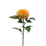 Dalia pompón artificial MILEYA, amarillo, 75cm
