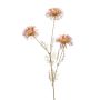 Zinnia artificial MELYN, rojo oro, 70cm