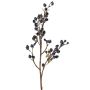 Rama artificial de arándanos YLLKA con bayas, azul-negro, 60cm
