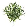 Cintas de plástico ANKAA en varilla de ajuste, verde-blanco, 40cm
