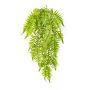 Helecho canela artificial colgante VIRGINS en varilla de ajuste, verde, 60cm