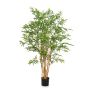 Bambú artificial HATYSA, troncos naturales, 150cm