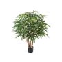 Aralia artificial MAKASIM, troncos reales, verde, 85cm