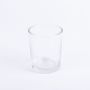 Portavelas de vidrio MALI, transparente, 6,5cm, Ø5,5cm