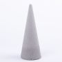 Cono de espuma ZOILA para flores artificiales, gris, 26cm, Ø10cm