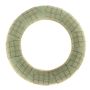 Esponja para flores secas Ökodur CRAILO con rejilla metálica, base de madera natural, verde, 5 cm, Ø 40 cm