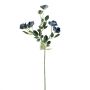 Rama artificial de rosa silvestre FOSETTA, colección Eco, azul real, 70 cm, Ø 3-5 cm
