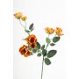 Rama artificial de rosa silvestre FOSETTA, colección Eco, naranja-amarillo, 70 cm, Ø 3-5 cm