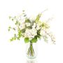 Ramo artificial de invierno FUYUKO, blanco-verde, 70 cm, Ø 55 cm