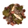 Decoración para esparcir QUIKISA de musgo, piñas, madera, líquenes, verde-marrón, 500 g