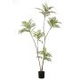 Árbol artificial mahogany KLEANA, troncos artificiales, verde, 180 cm