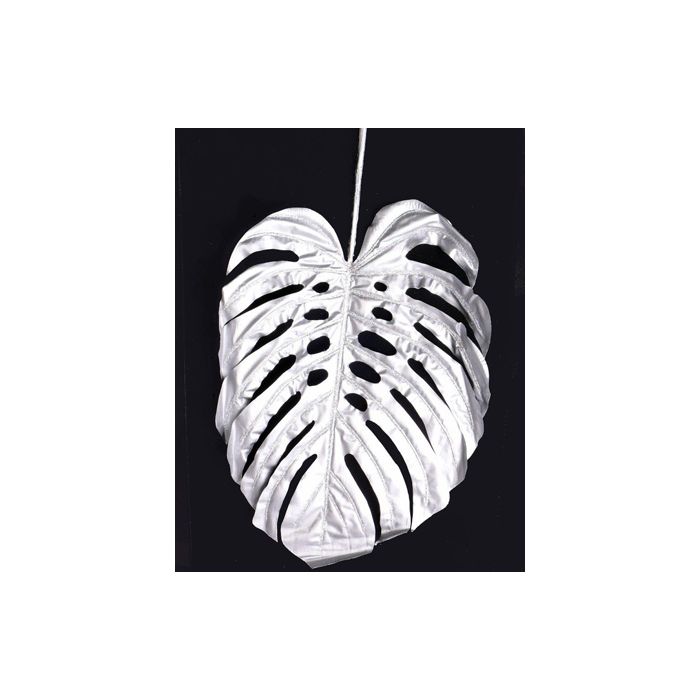 Hoja Artificial De Artificial Monstera Deliciosa BENY Brillo Plata 120cm