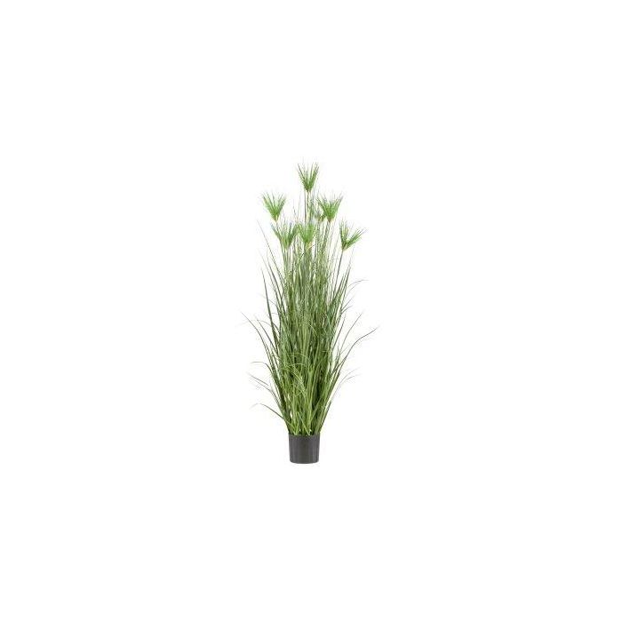 DPI Ramo Di Papiro Artificiale Verde – 117 Cm, Plastica Realistica Per Decorazione