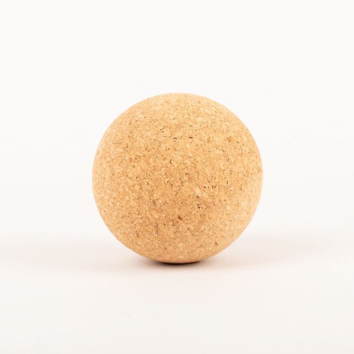 Pelota De Corcho Natural 9 Cm - Para Masaje, Yoga, Decoración O Juguete Ecológico, Tapón Para Botellas