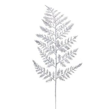Hoja decorativa de helecho de Boston EDISU, blanco-gris, 40cm Hoja decorativa de helecho de Boston EDISU, blanco-gris, 40cm