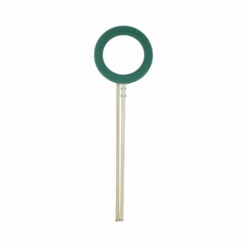 Espuma húmeda OASIS anillo ALECA sobre varilla de madera Bioline, verde, 4,5 cm, Ø 30 cm