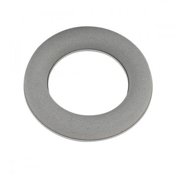 Esponja para flores artificiales OMARO de OASIS, con base de plástico compuesto de papel, gris, 3 cm, Ø 20 cm