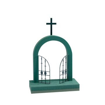OASIS Base húmeda para flores MELSON, floristería funeraria, marcos de espuma, base de espuma rígida, verde, 46 x 51 x 5 cm OASIS Base húmeda para flores MELSON, floristería funeraria, marcos de espuma, base de espuma rígida, verde, 46 x 51 x 5 cm