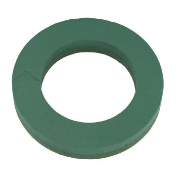 OASIS Base de espuma para arreglos florales RUMELA, marcos de espuma, base de espuma dura, verde, 6 cm, Ø 40 cm