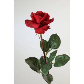 Rosa artificial AMELIE, rojo, 70cm, Ø8cm