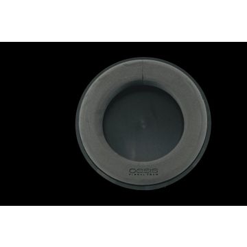 OASIS Black Ideal Espuma para flores frescas KAILA, bandeja de papel compuesto, negro, 4,5 cm, Ø30 cm