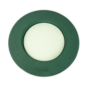 OASIS Espuma para arreglos florales DEVANY, floristería funeraria, base de madera Bioline, verde, 4,5 cm, Ø 37 cm
