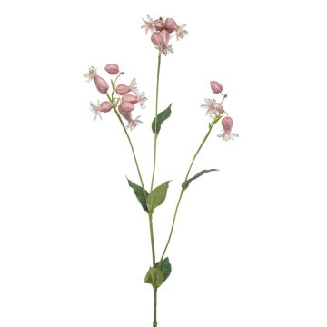 Rama artificial de silene PRANVERA con flores, rosa, 80 cm