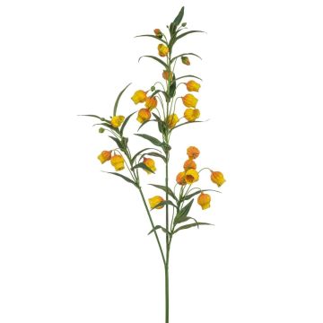 Rama artificial de lirio SWALOR, amarillo-naranja, 110 cm