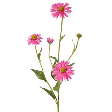 Echinacea artificial BRIANA, rosa, 85cm, Ø8-11cm
