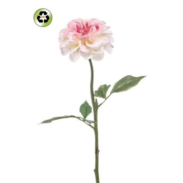 Flor artificial dalia TOWMER, colección Eco, rosa claro, 55 cm