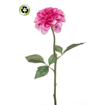 Flor artificial Dalia TOWMER, Eco Collection, rosa, 55 cm