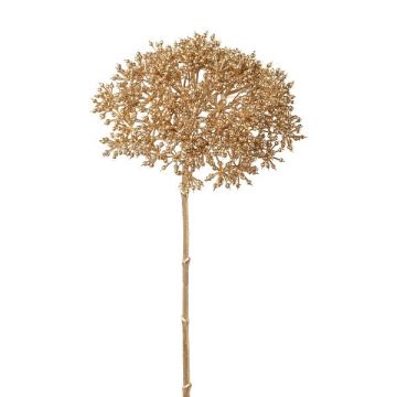 Flor artificial valeriana TIRLON, dorada, 80 cm