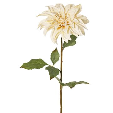 Dalia artificial PHILLIPPA, Eco Collection, amarillo crema, 65 cm, Ø 15 cm