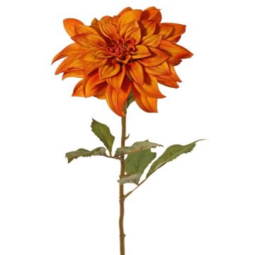 Dalia artificial PHILLIPPA, Eco Collection, naranja-amarillo, 65 cm, Ø 15 cm