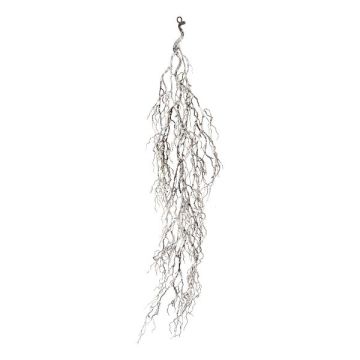 Guirnalda artificial Coral POGASI, nevada, marrón, 80 cm
