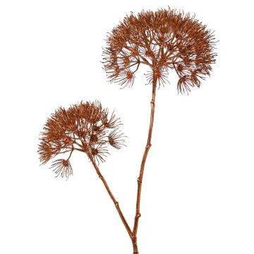 Rama de perejil artificial OTRIS, cobre, 95 cm, Ø 15-20 cm