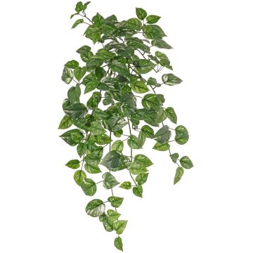 Helecho artificial colgante POTTEN, varilla, verde y blanco, 80 cm