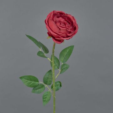 Flor artificial rosa THYRI, roja, 65 cm