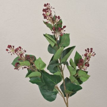 Rama artificial de gaultheria SERAFINE con frutos, rojo, 80cm